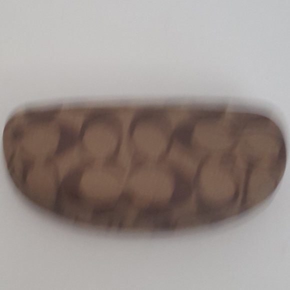 COPY - Coach Signature Clam Shell Sunglasses Glasses Hard Case Holder - Picture 2 of 6